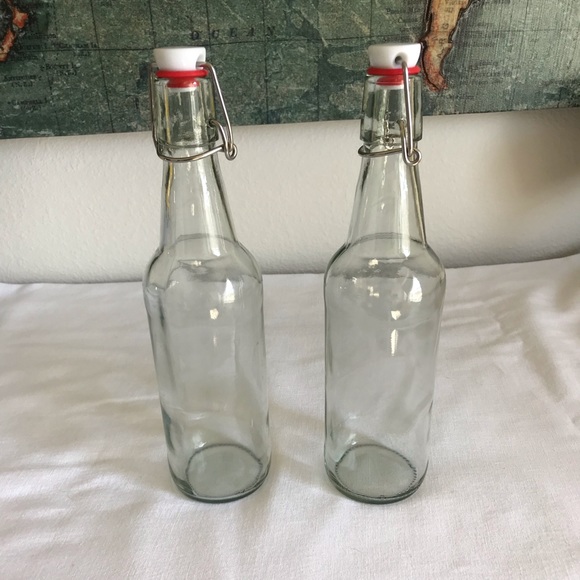 Swing Top Glass Bottles Brewing Bottles for Kombucha, Beer, Kiefer - 16 oz. - Picture 1 of 5